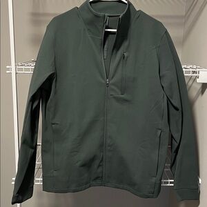 Dark Green Full-Zip Jacket Size XL